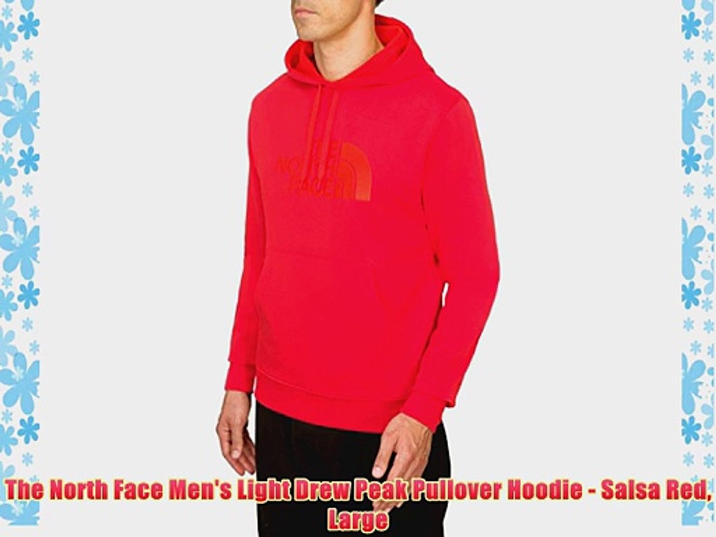 north face hoodie large