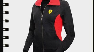 Ferrari Ladies Black Zip Sweatshirt - XSmall