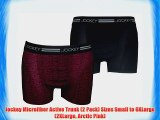 Jockey Microfiber Active Trunk (2 Pack) Sizes Small to 6XLarge (2XLarge Arctic Pink)