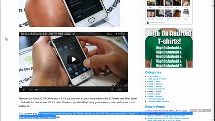 Android Tutorials [15] - How To Install Any Custom ROM On Any Android Device