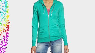 Luhta Elviira Women's Hooded Sweater Green Blattgruen Size:L