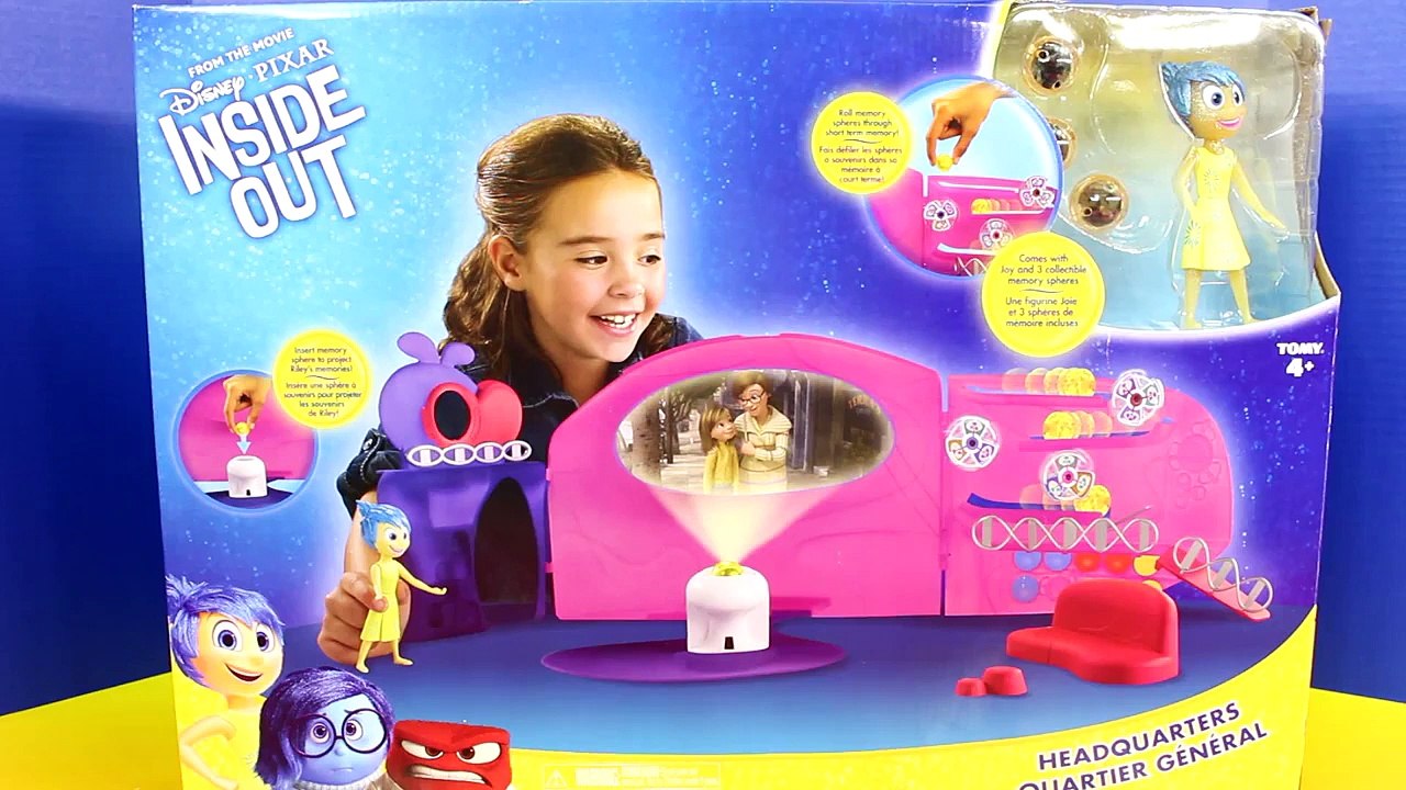 Disney Pixar Inside Out Headquarters Quartier General Joy Sadness Fear Disgust Anger Bing Bong