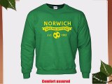 Norwich Fan Sweatshirt (Adult's) - Green - Large