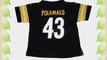 NFL Pittsburgh Steelers Polamalu #43 Toddler Short Sleeve Jersey 2T Black