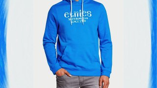 etnies Men's Waren Pullover Long Sleeve Hoodie Blue (Royal/White) Large