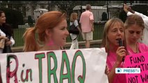 Activists protest US bombing in Iraq