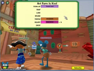 Toontown- Drop Gag training