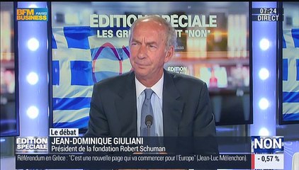 Jean-Dominique Giuliani VS Jean-Marc Daniel : Que va décider l'Union Européenne après le "non" grec ? - 06/07