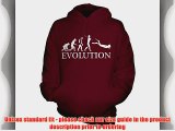 Scuba Diving Evolution of Man - Unisex Hoodie - Mens/Womens/Ladies Size 2X-Large Colour Aniseed