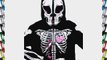 Size Medium Pink Skeleton Zip Up Jawbreaker Black/white/pink Hooded Sweater