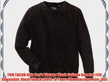 TOM TAILOR Kids Boy's Vintage Wash College Sweater/410 Sweatshirt Black (Black 2999) 10 Years