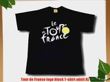 Tour de France logo black T-shirt adult XL