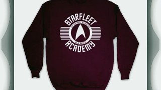 Star Trek Starfleet Acadamy Cadet Adults Sweatshirt Burgundy 2XL