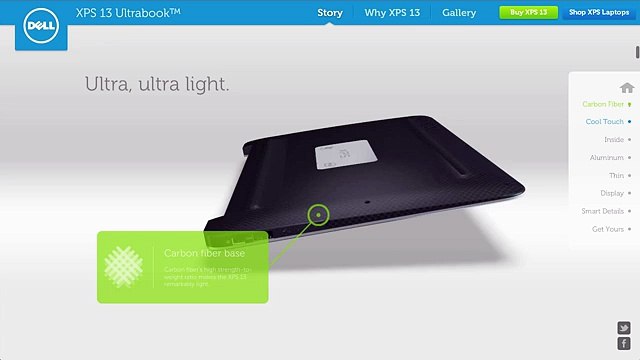 Brand new modal Dell Ultra book interactive