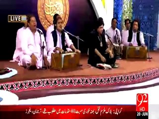 Rehmat e Ramazan - 02 Ramazan – Iftar – Qawwali - Fareeda Turya Turya Ja– 20-JUN-15 – 92 News HD
