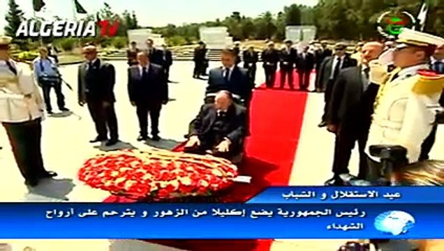 Algérie - Bouteflika se recueille à la mémoire des martyrs au cimetière d’El-Alia