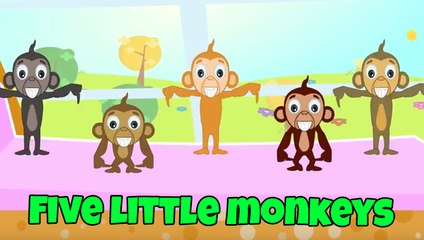 Five Little Monkeys by HooplaKidz 🐒