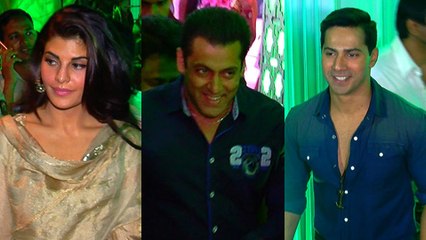 Spotted: Salman Khan, Varun Dhawan, Jacqueline Fernandez at Baba Siddiqui's Iftar Party