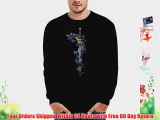 Wellcoda | Dragon Dagger Sword Mens NEW Chinese Art Black Sweatshirt 3XL