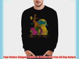 Wellcoda | Monster Mash World Mens NEW Creepy Gang Black Sweatshirt 3XL