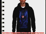 Wellcoda | Panther Angry Animal Mens NEW Glowing Cat Black Hoodie 2XL