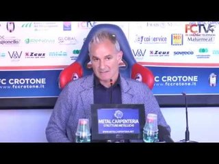 Verso #ModenaCrotone, Massimo Drago in conferenza