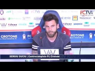 Verso #ModenaCrotone, Sergiu Suciu in conferenza