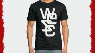 WESC Overlay Men's T-Shirt Black Spring Black Size:Medium