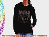 Wellcoda | All Wonder Are Lost Womens NEW Travel Quote Black Hoodie 2XL
