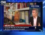 Entrevista a Gonzalo Oyarzún en CNN Chile sobre Bibliotecas Públicas y el Mes del Libro