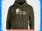 iClobber Tree Surgery Men's Hoodie Hoody Funny Trust Me I'm A Surgeon - Large Adult - Olive