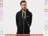 FLY53 Chirpy Long Sleeve Plain Zip Hooded Sweatshirt