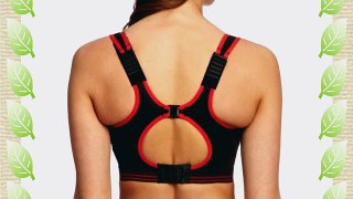 Shock Absorber Women's Gym Sports Bra  - Black/Red 36B