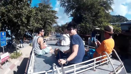 Adventure backpacker travel in south Thailand .Krabi -Phi phi island and Hong island