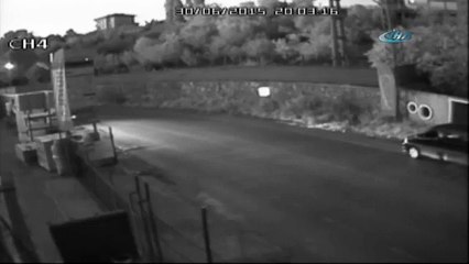 İnşaat malzemesi çalan hırsızlar kamerada !