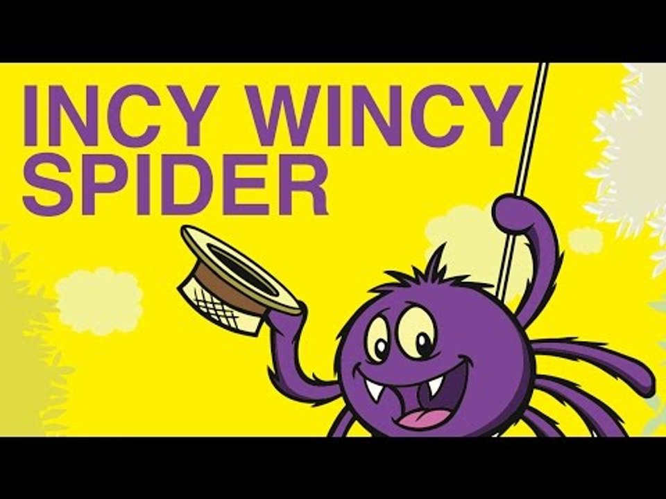 Incy Wincy Spider Nursery Rhyme With Lyrics - Cartoon Animation Rhymes & Songs for Children