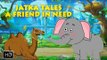 Jataka Tales - Short Stories for Children - A Friend In Need Elephant - Elephant Stories - Animated