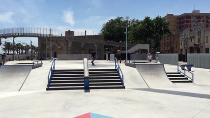 Romain sur le park de la street league