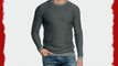 Jack and Jones Men's JJCO Sharp Knit Crew Neck Long Sleeve Sweatshirt Grey Melange Large