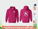 Kids Horse Personalised Hoodie Ages 5-15 Various colours - Just add names to make it unique