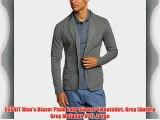ESPRIT Men's Blazer Plain Long Sleeve Sweatshirt Grey (Anthra Grey Melange 077) Large