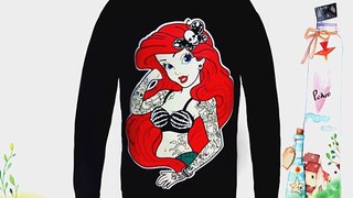 Little Mermaid Ariel Rebel Tattoo Sweatshirt - XL