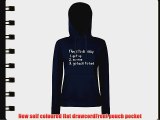 Womens Funny Things To Do Today Hoodie Printed On Fruit of the Loom Lady-Fit Hooded Sweat-Deep