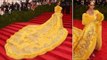 Rihanna’s Hilariously Enormous Yellow Gown Steals The Show At 2015 Met Gala