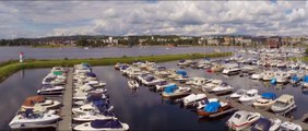 Boat chase with Phantom 2, Gimbal h3-2d, GoPro 3+ black edition - Mjøsa Norway