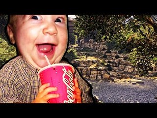 UN KIKOO BOIT DU COCA PAR LE NEZ !!