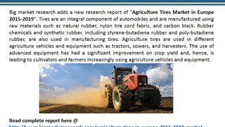 Research report of Agriculture Tires Market in Europe 2015-2019