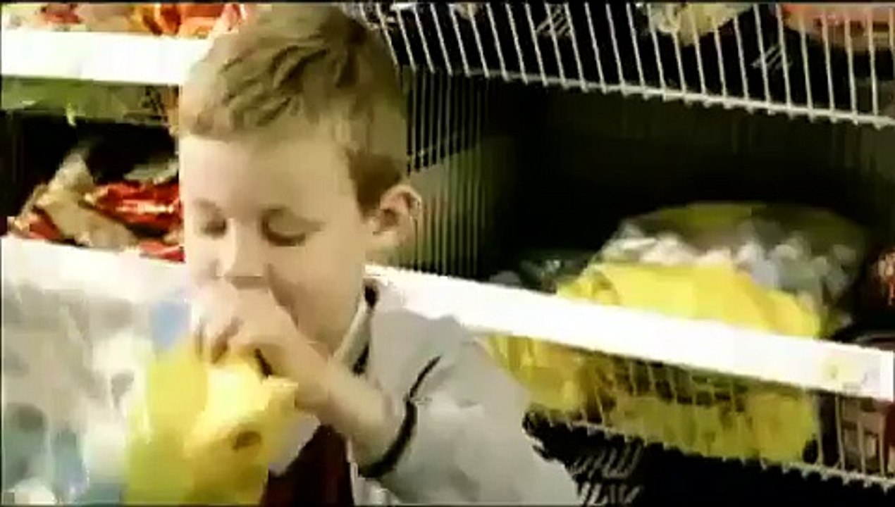Commercial condom boy supermarket