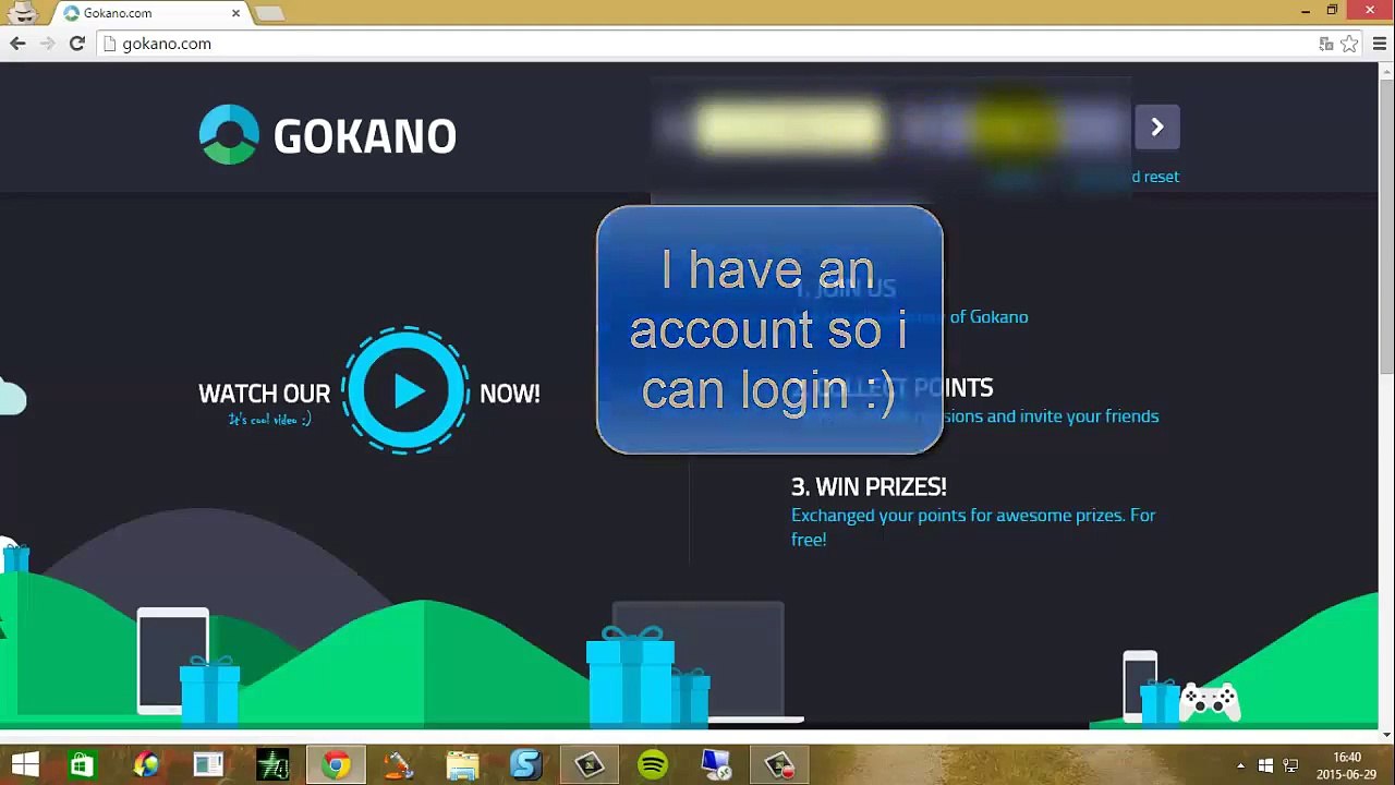 Gokano.com how to win Prizes!
