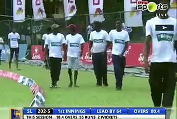 Yasir Shah Magic Ball Clean Bowled To Lanka Batsmen Vithanage